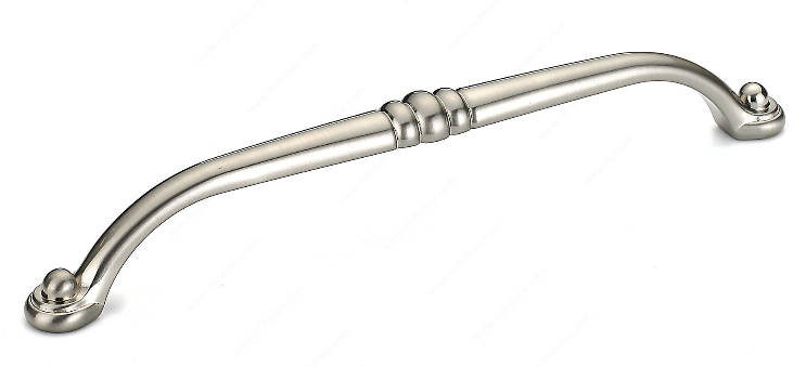 Richelieu Hardware 2373896195 - Traditional Metal Pull Brushed Nickel Richelieu Hardware 2373896195 - Traditional Metal Pull Brushed Nickel